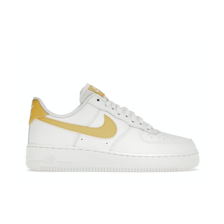 Image of Nike Air Force 1 07 White Saturn Gold White White (W)
