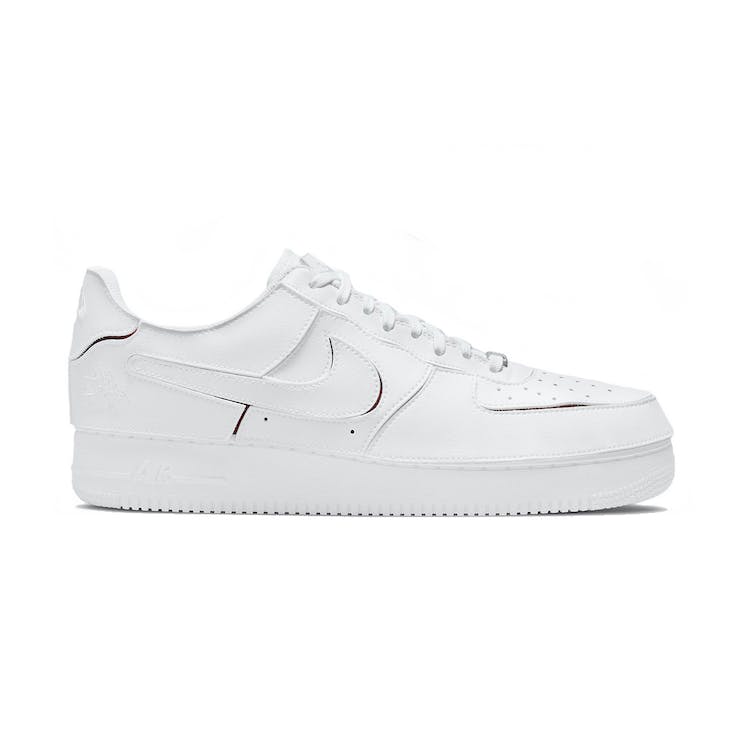 Image of Nike Air Force 1/1 White Varsity Red