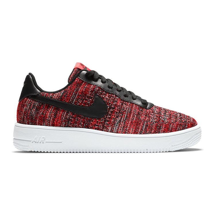 Image of Nike Air Force 1 Flyknit 2.0 University Red Black
