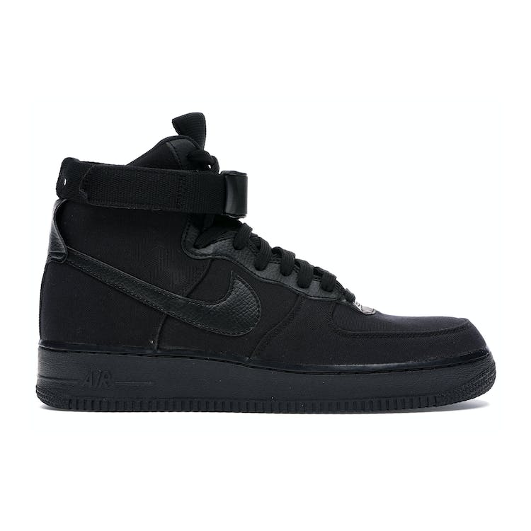 Image of Nike Air Force 1 High 07 Canvas Black Black-Anthracite