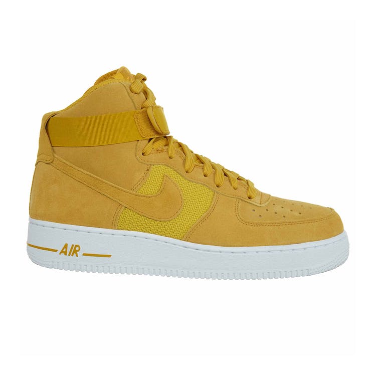 Image of Nike Air Force 1 High 07 University Gold/Mineral Gold