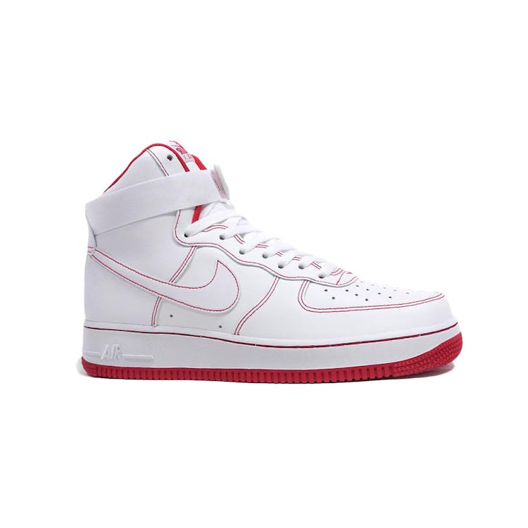 Image of Nike Air Force 1 High 07 White University Red