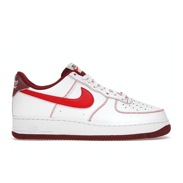 Image of Nike Air Force 1 Low 07 First Use White Team Red