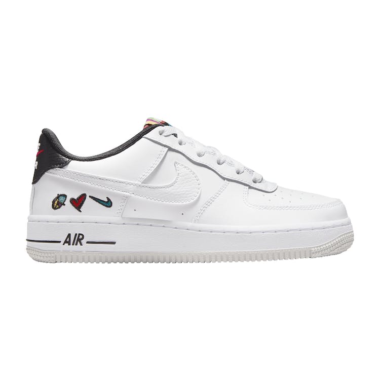 Image of Nike Air Force 1 Low 07 LV8 3 Peace, Love, Swoosh (GS)