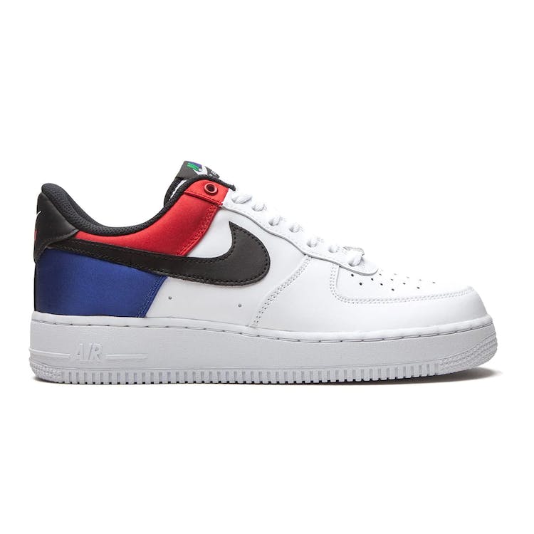 Image of Nike Air Force 1 Low 07 LV8 Unite White Red Blue Satin