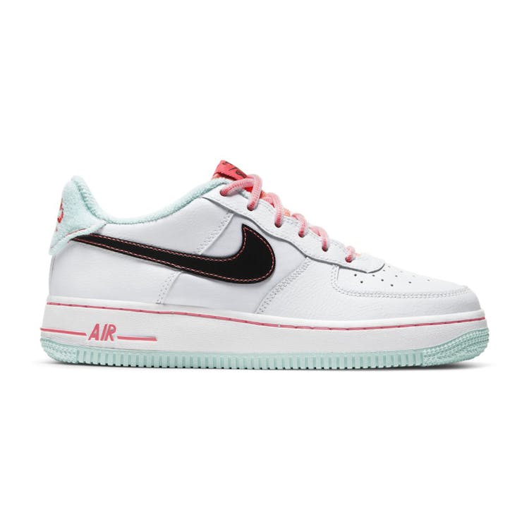 Image of Nike Air Force 1 Low 07 LV8 White Atomic Pink (GS)