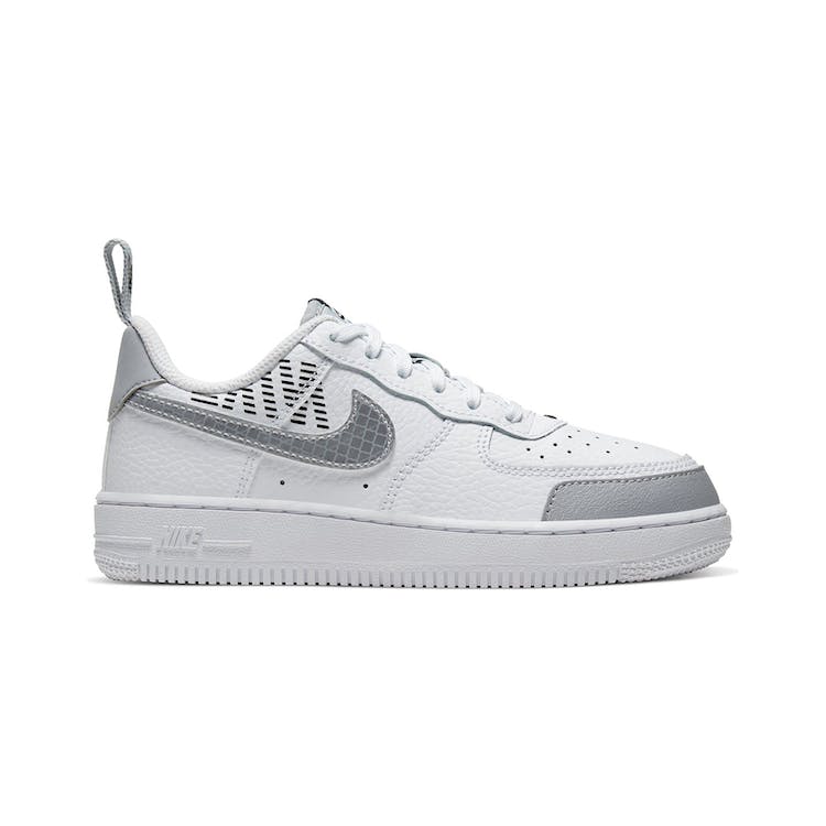Image of Nike Air Force 1 Low 07 LV8 White Wolf Grey Black (PS)