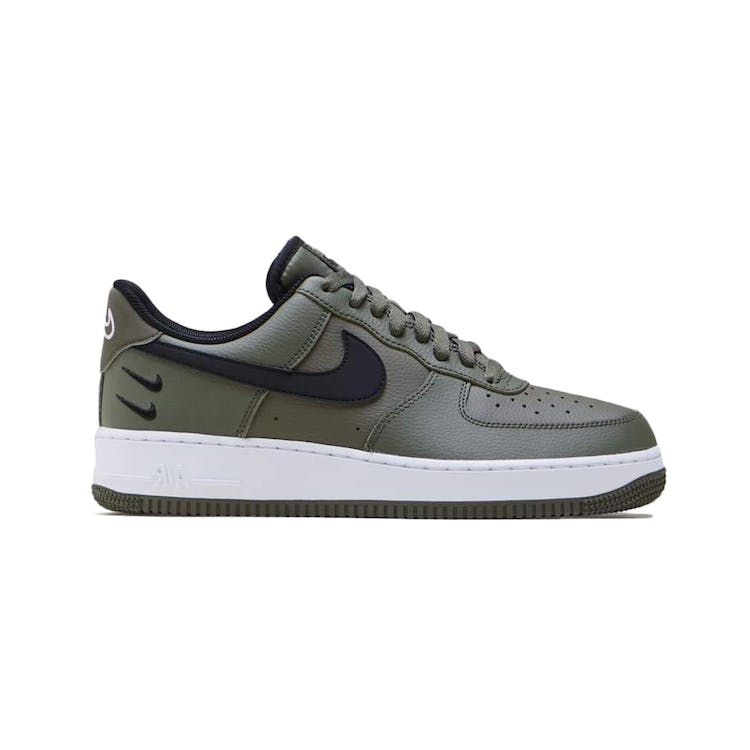Image of Nike Air Force 1 Low 07 Olive Black Double Swoosh