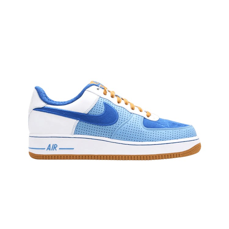 Image of Nike Air Force 1 Low 07 Premium Perforated Light Blue