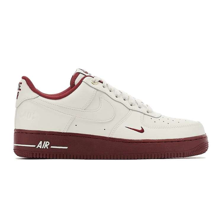 Image of Nike Air Force 1 Low 07 SE 40th Anniversary Edition Sail Team Red (W)