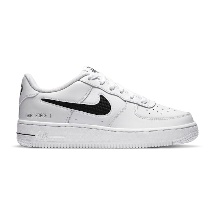 Image of Nike Air Force 1 Low 07 White Black (GS)