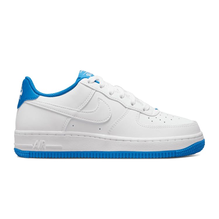 Image of Nike Air Force 1 Low 07 White Light Photo Blue (GS)