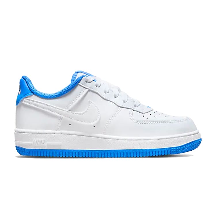 Image of Nike Air Force 1 Low 07 White Light Photo Blue (PS)