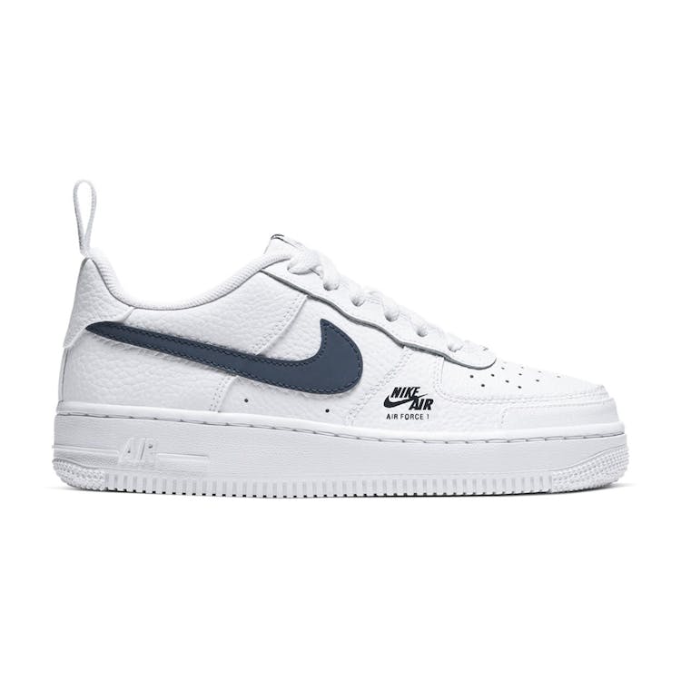 Image of Nike Air Force 1 Low 07 White Obsidian (GS)