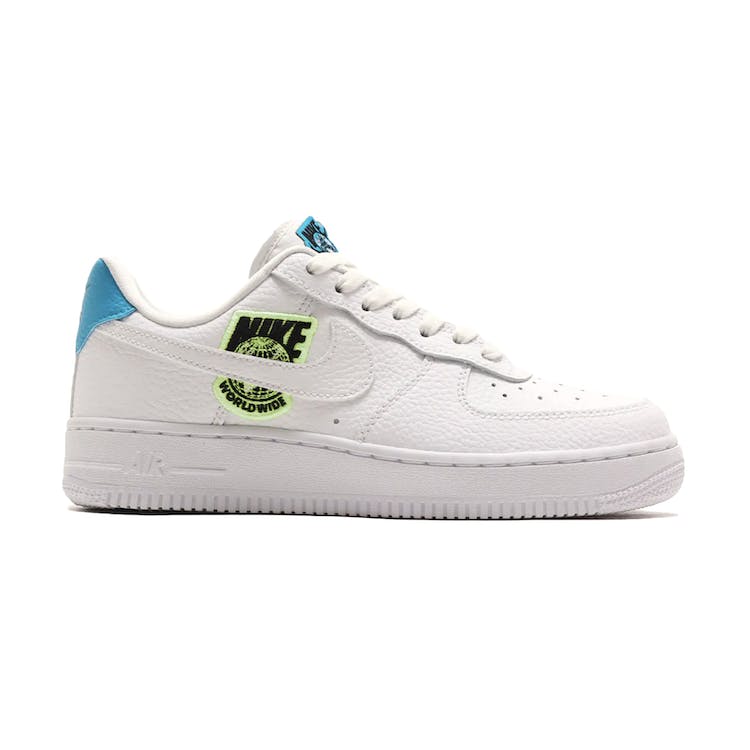 Image of Nike Air Force 1 Low 07 Worldwide Pack White Blue Volt (W)
