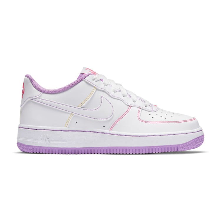 Image of Nike Air Force 1 Low Contrast Stitch Fuchsia Glow (GS)