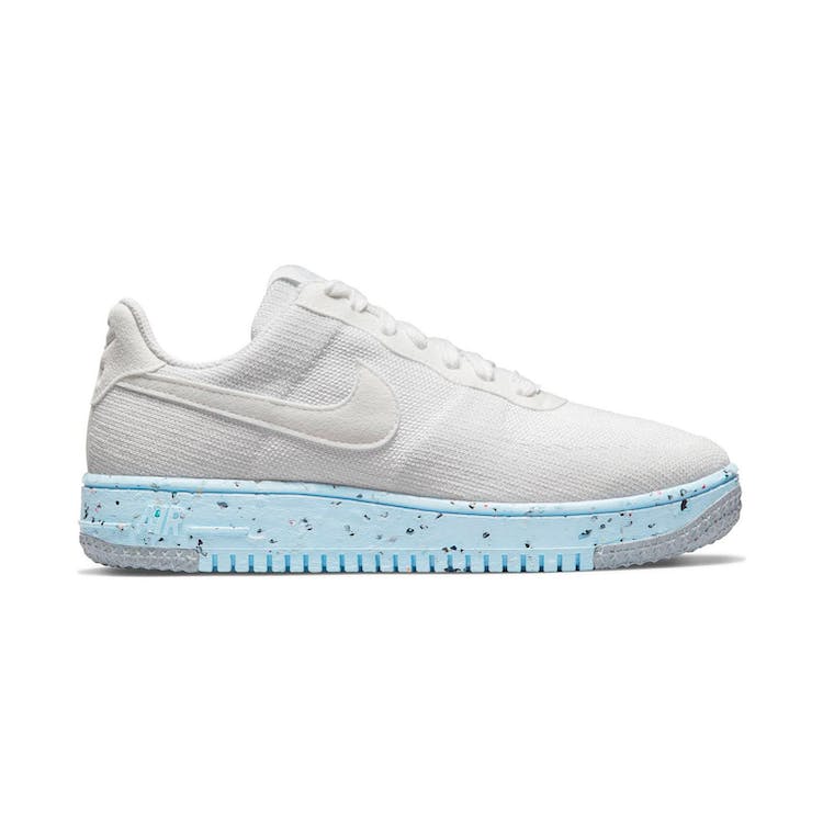 Image of Nike Air Force 1 Low Crater Flyknit White Ice Blue (W)