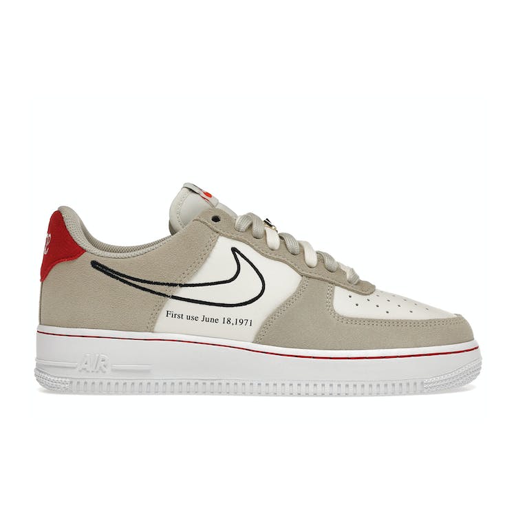 Image of Nike Air Force 1 Low First Use Light Sail Red