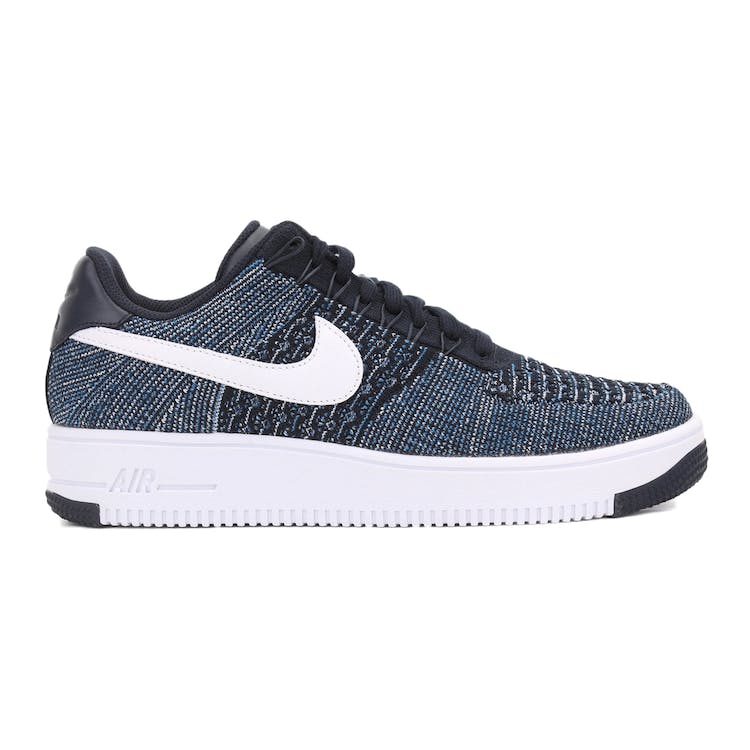 Image of Nike Air Force 1 Low Flyknit Obsidian