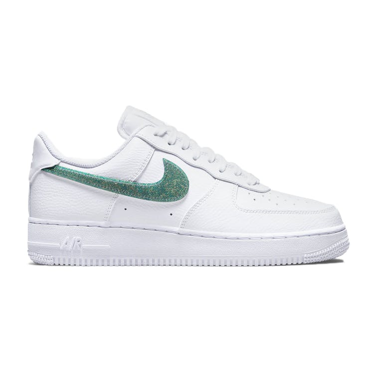 Image of Nike Air Force 1 Low Glitter Swoosh Green (W)