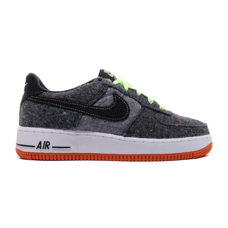 Image of Nike Air Force 1 Low LV8 Black Ghost Green (GS)