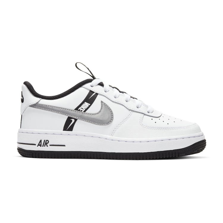 Image of Nike Air Force 1 Low LV8 KSA White Reflect Silver (GS)
