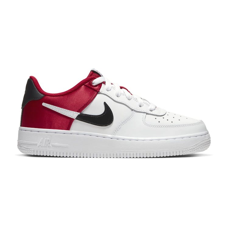 Image of Nike Air Force 1 Low LV8 Red Satin (GS)