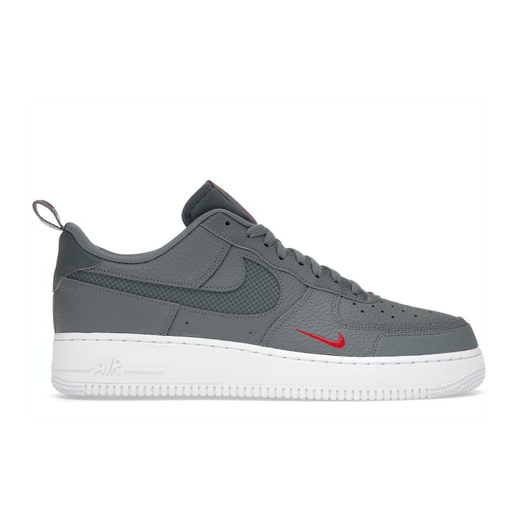 Image of Nike Air Force 1 Low LV8 Smoke Grey Red Reflective Swoosh