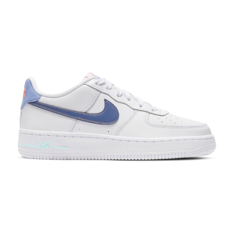 Image of Nike Air Force 1 Low LV8 White Dark Purple (GS)