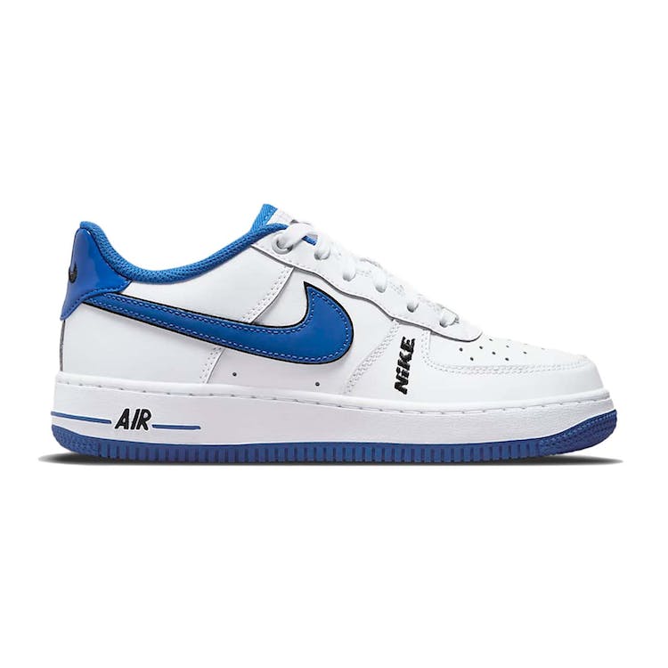 Image of Nike Air Force 1 Low LV8 White Game Royal (GS)