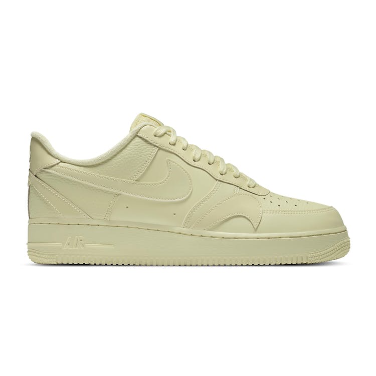 Image of Nike Air Force 1 Low Misplaced Swooshes Pale Yellow