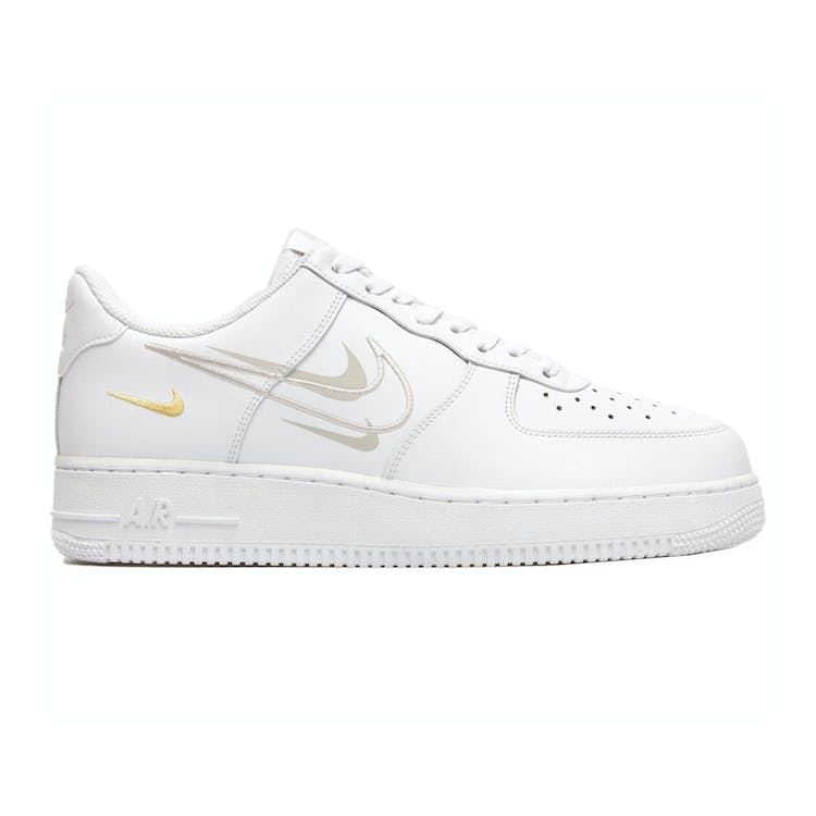 Image of Nike Air Force 1 Low Multi-Swoosh White Yellow