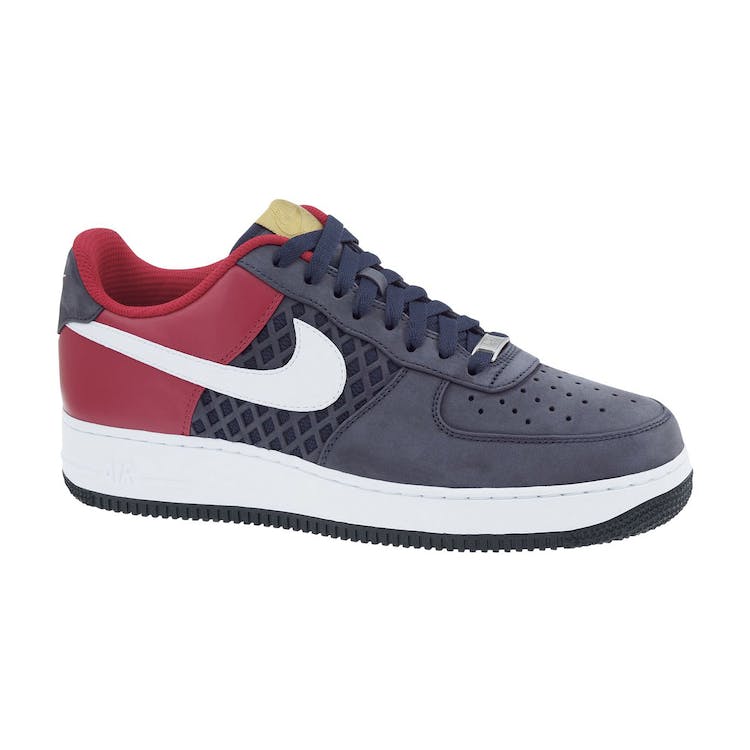 Image of Nike Air Force 1 Low Premium Birds Nest Obsidian Red