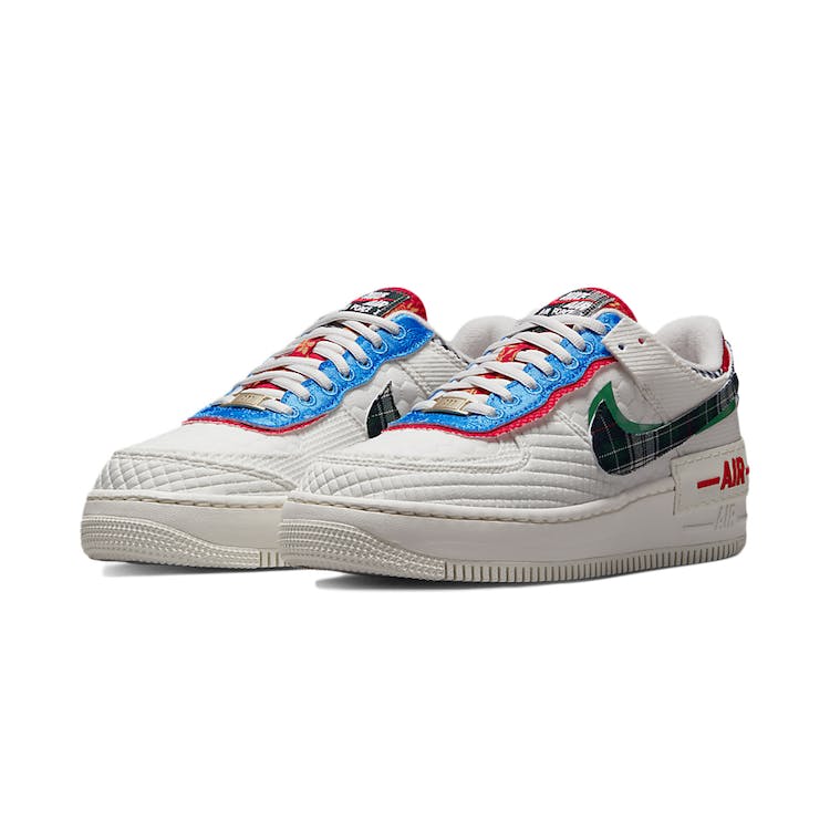 Image of Nike Air Force 1 Low Shadow Sail Classic Green University Blue (W)