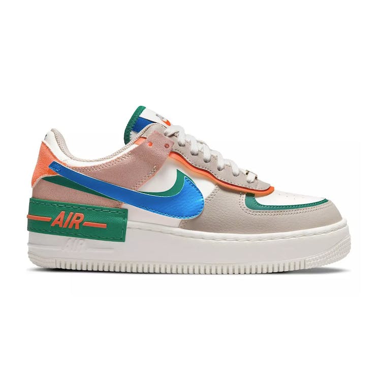 Image of Nike Air Force 1 Low Shadow Sail Signal Blue Green (W)