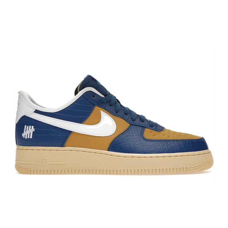 Image of Nike Air Force 1 Low SP Undefeated 5 On It Blue Yellow Croc