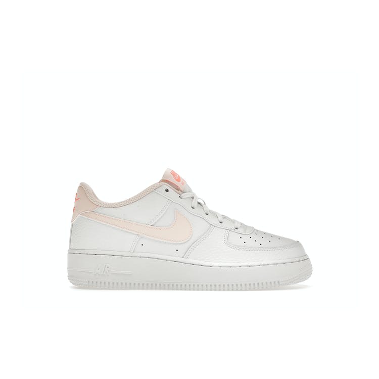 Image of Nike Air Force 1 Low White Hyper Crimson (GS)