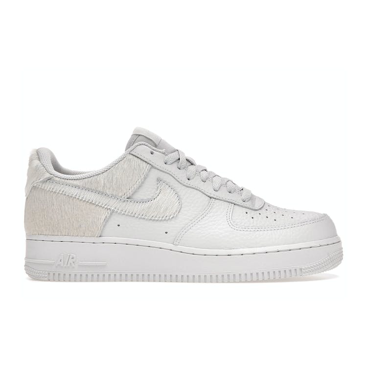 Image of Nike Air Force 1 Low White Pony Hair Heel