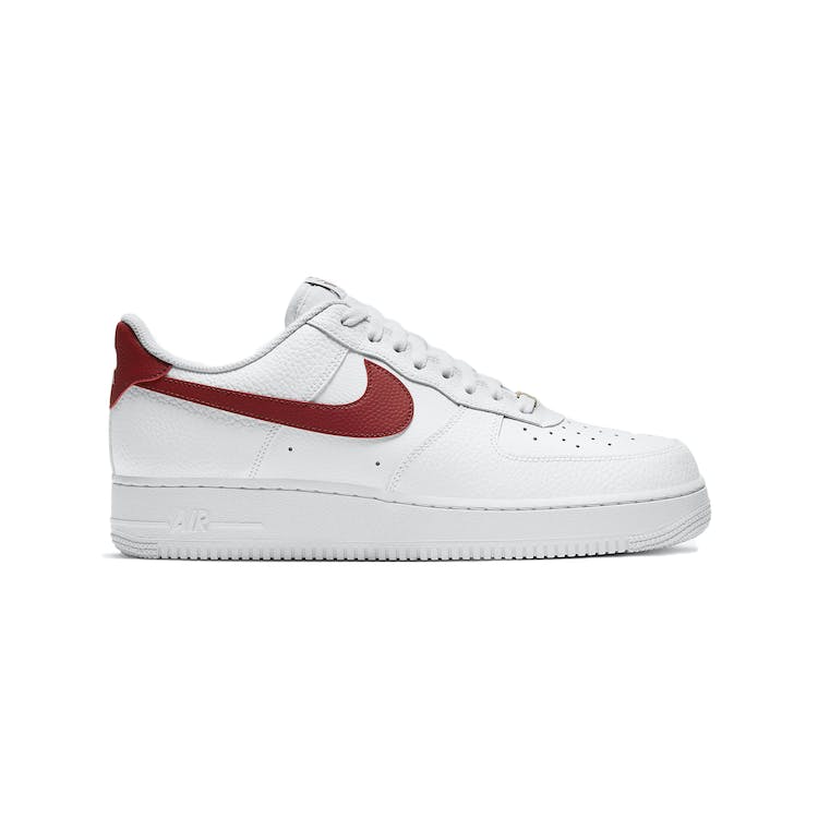 Image of Nike Air Force 1 Low White Team Red
