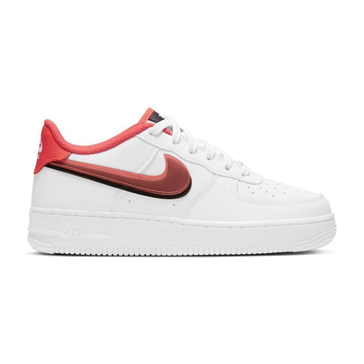 Image of Nike Air Force 1 LV8 Double Swoosh Bright Crimson (GS)