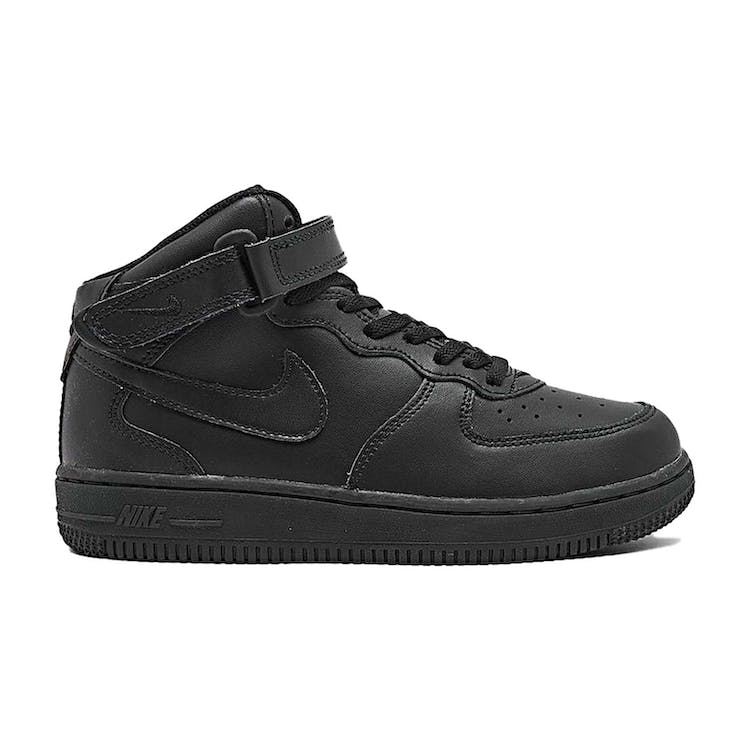 Image of Nike Air Force 1 Mid LE Black (PS)