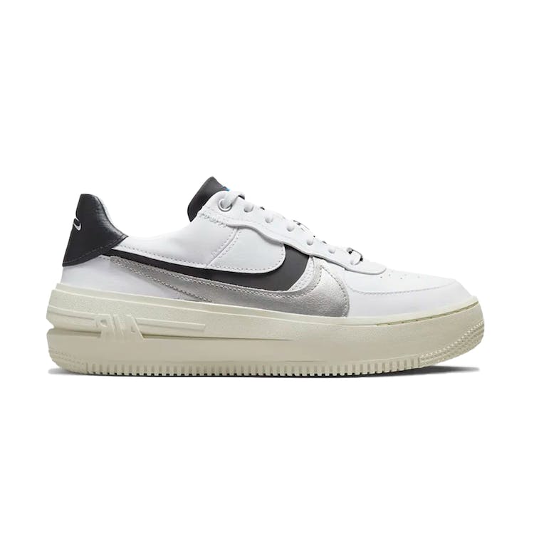 Image of Nike Air Force 1 PLT.AF.ORM White Metallic Silver Black (W)