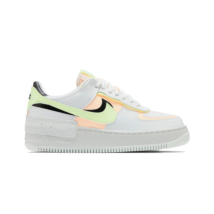 Image of Nike Air Force 1 Shadow Summit White Barely Volt Crimson Tint (W)