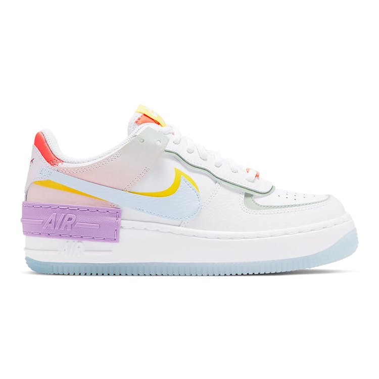 Image of Nike Air Force 1 Shadow White Hydrogen Blue Purple (W)
