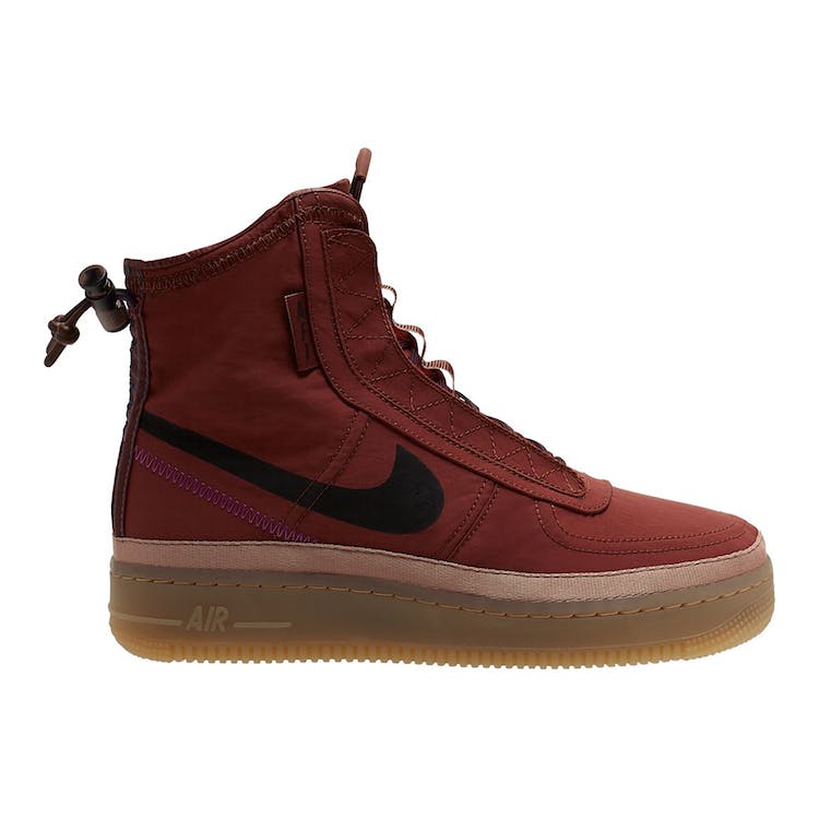 Image of Nike Air Force 1 Shell Burgundy Ash (W)