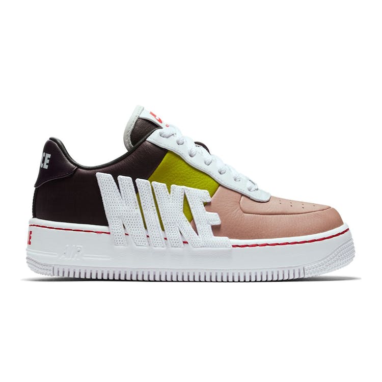 Image of Nike Air Force 1 Upstep Force Is Female Port Wine Bright Cactus (W)