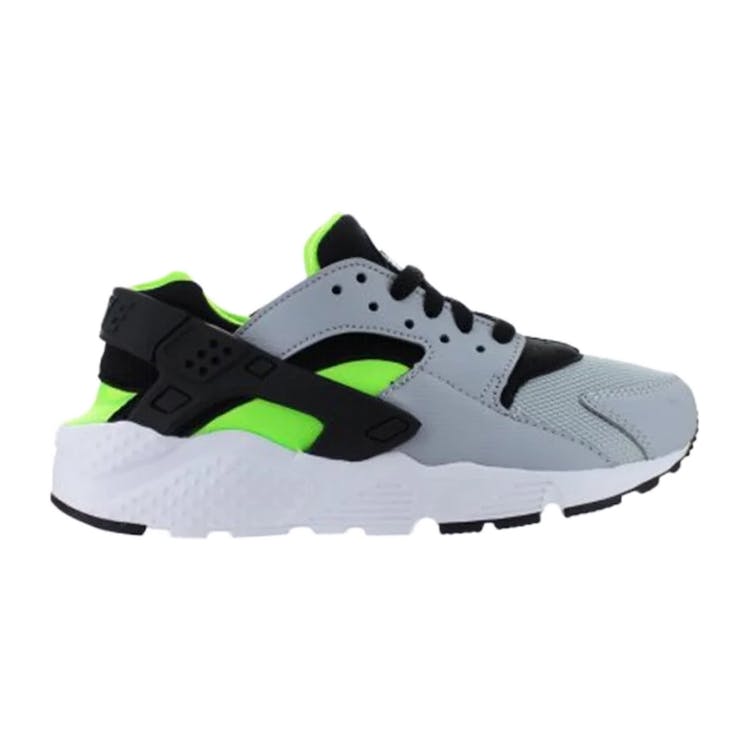 Image of Nike Air Huarache Wolf Grey Electric Green (GS)