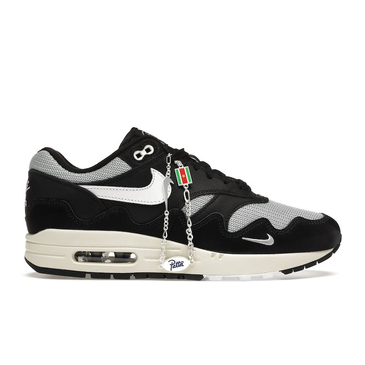 Image of Nike Air Max 1 Patta Waves Black (with Bracelet)