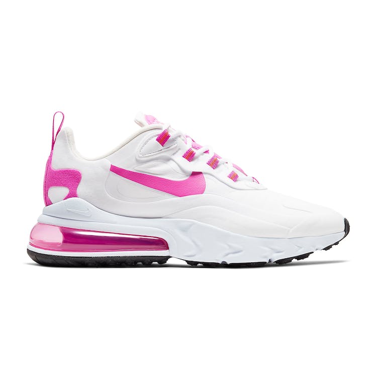 Image of Nike Air Max 270 React White Fire Pink (W)