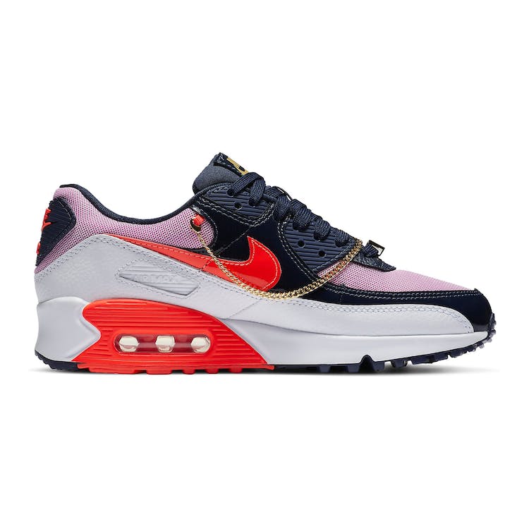 Image of Nike Air Max 90 Cuban Link Obsidian Pink (W)